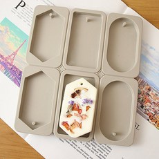 캐싱인 석고 방향제 캔들실리콘몰드, 4구