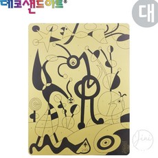 JINI 데코 샌드 아트 명화 도안 대 더 가든 만들기액자