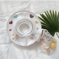 Q-ted summer 韓風小熊嬰兒脖圈 寶寶游泳圈, 小熊款 高品質