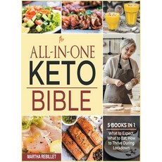 The All-in-One Keto Bible [5 books in 1]: What to Expect What to Eat How to Thrive During Lockdown Hardcover, Enjoy Your Meal, English, 9781802246469