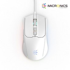 마이크로닉스 RGB 게이밍 마우스 MANIC MG530, MANIC  MG530, 화이트