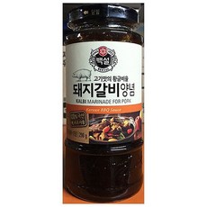 돼지갈비양념 백설 290gX4 업소용 식당용