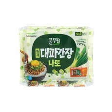 풀무원 특제 대파 간장 나또 8입, 3세트, 346g