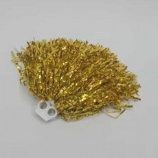 응원 수술 골드 야구응원도구 치어리딩폼폼 야구장응원도구, 1개, 상세페이지 참조