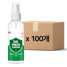 닥터메디 오리진 겔 손소독제 100mlx100개 에탄올70% 식약처인증, 100개