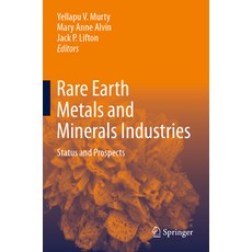 (영문도서) Rare Earth Metals and Minerals Industries: Status and Prospects Paperback, Springer, English, 9783031318696