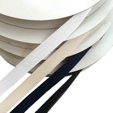 고밀도 헤링본면끈 (15-100), 2.아이보리, 1개