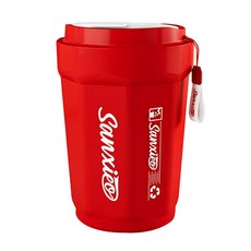 제이에스 인테리어 휴지통 10L, 레드(R)