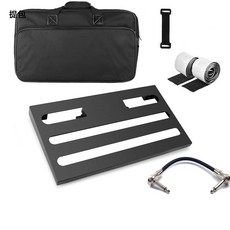 일렉 전자기타 페달 이펙터 보드 트레인 거치대 가방, 1세트