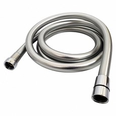 蝴蝶衛浴 超大流量銀弧管 內孔11.5mm銀灰管 銀龍管 銀管 沐浴軟管 蓮蓬頭軟管 綠色認證 無汙染(新), 150cm, 銀弧