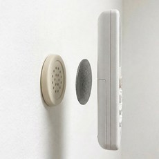 아바스 리모컨 자석홀더 거치 후크, 3개, 화이트
