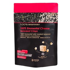 臺旺食品 起司海苔脆片 切達艾曼塔風味 濃郁酥脆非油炸 高纖高蛋白獨立包裝, 1個, 艾曼塔起司