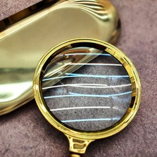 돋보기 대형 금속 프레임 금속 돋보기 금테 프레임 독서용 돋보기 확대경 프레임 돋보기 크기 XL 돋보기