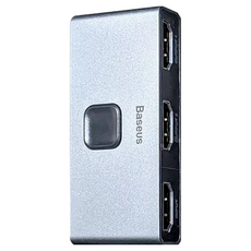 Baseus 矩陣式HDMI雙向切換器 4K HDMI轉接器 1進2出 2進1出 HDMI轉換器, 1個, 詳見包裝