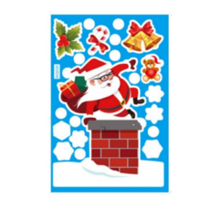 萱寶媽咪baby童裝館 聖誕節玻璃靜電貼 聖誕裝飾窗貼 雪花玻璃貼畫壁貼 居家節慶裝飾, 0100-BQ026裝飾貼(售完不補)