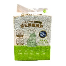 MOKA 膨潤土+貓砂 綠茶香味 2.6KG 混合貓砂, 1個, 茶韻清香