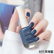 可剝指甲油 水性指甲油 裸色指甲油 免烤指甲油 兒童指甲油 無毒指甲油 快乾指甲油 美甲 批發, 1個, A11深海藍, A11深海藍, 10ml
