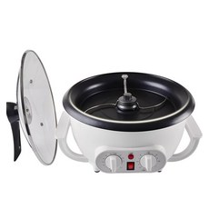 커피 원두 로스터 소형 가정용 볶음 팬 견과류 콩 해바라기씨 로스팅 기계 가전, 220V 온도조절 믹서봉, 단일 모델