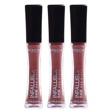 로레알파리 인팰러블 8HR 프로 글로스, 3개, Barely Nude, 6.3ml