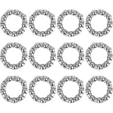 엑스 오토하우스 12개 세트 295mm x 9 볼 베어링 케이지 크랭크 미드 액슬 휠 리테이너 자전거용, 엑스 오토하우스 12개 세트 295mm x 9 볼 베어