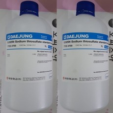 티오황산나트륨용액 (0.025mol/1mol) 500ML 1L (kor) Sodium thiosulfate standard solution, DAE-1mol(500ML)