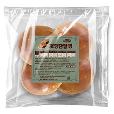 당연구소 저당 단팥빵, 8개, 90g
