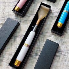 [한정기간 세일] 휴대용 안테나 고급 효자손 선물용 5단 자석 등긁개, (박스)블루, 1개