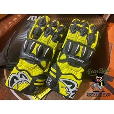 【吉兒基地 Gear Base】Berik Thunar Evo 大眼睛 賽車手套 螢光 黑, 螢光/黑Berik Thunar Evo,M, 螢光/黑