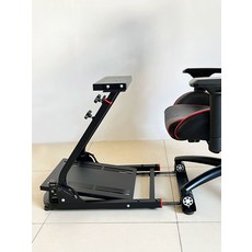레이싱휠 거치대 의자 게임용 파나텍 운전 브라켓 시트, 1개, 화이트, 기본 색상