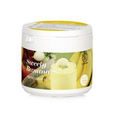 [더블데이] 스위티 바나나 파우더 홈카페 330G / 라떼 프라페 스무디 음료 베이스 믹스, 330g(홈카페), 1개, 1개입
