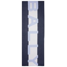 발리 로고 인타르시아 프린지 스카프