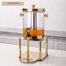 주스 음료 물 쥬스 8L 오렌지주스 레몬즙, A타입 엘리트스틸 홀더금도금, 1개, 1ml