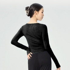 이이엘 발레 티셔츠 성인 발레복 워머 상의 옷 의상