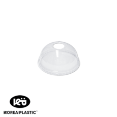 KP 92파이 돔뚜껑 국산형 투명 PET 1박스, 1개, 1000개, 돔형