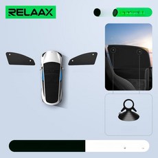 NOVA 모델y썬쉐이드 햇빛가리개 선블라인드, 1개, 흡착식 2025 신형 Y 앞쪽 측면 창 2 0