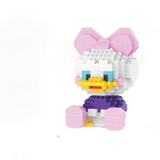 迪士尼積木 鑽石積木 微型積木, 1個, W2112黛西(326片), Multicolor