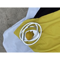 MOP(몹) 비치타월 샤워타월 디자인타올 대형타월 스트라이프수건, 1개, 옐로우믹스
