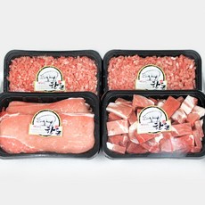 한돈 국내산 돼지고기 뒷다리살 2kg 모듬셋트, 단품, 단품