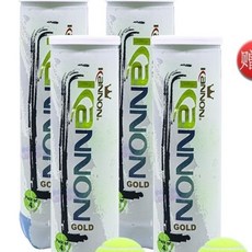 【臺灣出貨】網球耐打訓練球罐裝P4專業比賽球桶裝一件包郵 亞馬遜包郵-奢尚匯品, Gold-P4罐裝4聽送手膠減震器, 1個