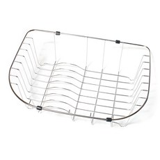 홈인더스트리 스텐 싱크대선반 D형 개수대 건조망, 1개