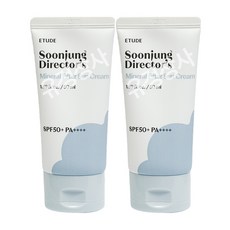 에뛰드 순정 디렉터 무기자차 선크림 SPF50+ PA++++, 50ml, 2개
