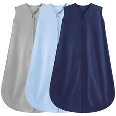 BSTOP 탑 상의PT 2팩 아기 수면 주머니 18-24개월 100% 유기농 면 모슬린 침낭 양방향 지퍼 웨어러블 담요 (플라워 & 체리 XL)