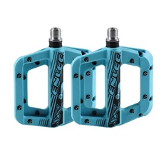 ENLEE 초경량 씰 베어링 자전거 페달 사이클링 나일론 도로 bmx Mtb 플랫 부품 T991, 01   Mainland, 02 M991 blue