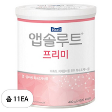 매일유업 앱솔루트 프리미 분유, 400g, 11개