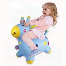 유아 점핑말 실내 승마놀이 장난감 고무인형 사슴타기 운동, DSAM 레드, 1개