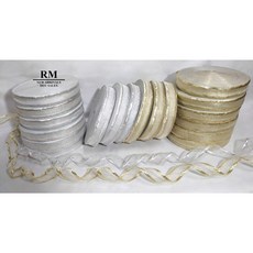 38MM金蔥鐵絲織帶整箱販售 - 包裝/節慶/聖誕/新年裝飾緞帶, 1個