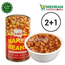 땅스부대찌개 베이크드 빈스, 420g, 3개