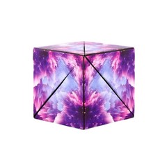 星空魔方二合一3D立體百變魔方 兒童益智解壓玩具, 1個, 1個
