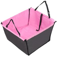 寵物坐車神器狗狗汽車墊子后排單座防水墊可折疊收納雙層豪華車墊車載籠子, 粉紅色, 1個