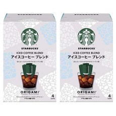 스타벅스 아이스 블렌드 오리가미 퍼스널 드립 커피, 34g, 2개, 4개입, 34g